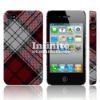 for iPhone 4g Case Check Leather