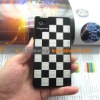 for iPhone 4s aluminum cover Ichimatsu Chessboard GILD design