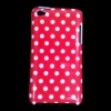 for iPod Touch 4 4G White Polka Dots Pattern Case
