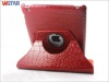 for ipad 2 case with red crocodile skin style