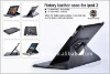for ipad 2 leather case rotating