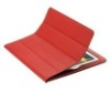 for ipad leather case with Fold to stand