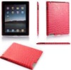 for ipad2 crocodile leather back cover