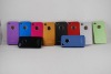 for iphone 4 4G Durable Aluminium Metal Case Cover with Ring Hole and Various Colors
