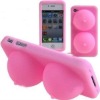 for iphone 4 4S silicone case stand