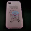 for iphone 4 TPU spongebob case