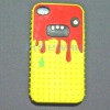 for iphone 4 case double-shot silicon