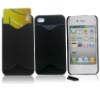 for iphone 4G case cover with card pocket