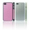 for iphone 4g carbon fiber new design leather case