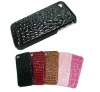 for iphone 4g crocodile leather case