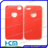 for iphone 4g red skin hard case