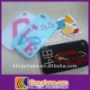 for iphone4 colorful cross-stitch case/cover