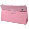 for samsung P6800 leather case with stand