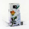 for samsung galaxy i9100 s2 flower plastic case