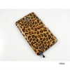 for samsung galaxy i9220 leopard leather skin case
