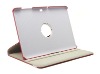 for samsung galaxy tab leather case -can be 360 degree rotation