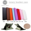 for samsung galaxy tab p6800 360 rotating leather case