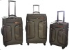 four wheels rolling trolley luggage set with new design
