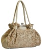 framed laced fashion handbag