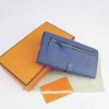 free shipping+MOQ1-Wholesale! Newest!100% genuine leather,brand Men leather wallet NO.H024-dark blue