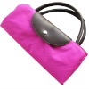fresh durable purple cotton foldable bag