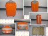 "fresh orange "color  pc+abs 20''and 24''  the loading bags /luggages /trolley cases