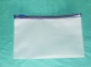 frosted PVC Cosmetic Bag with zipper