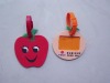 fruit luggage tag