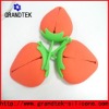 fruit model gift for silicone key bag (strawberry)