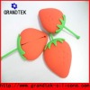 fruit model gift for silicone key bag (strawberry)