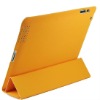 full flip fold smart cover leather case stand for ipad 2 with sleeping fuction