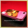 funny cartoon of mobile phone case for iphone 4