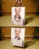 funny paper carrier bag