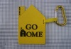 funny pvc luggage tag with customized design