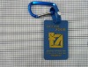 funny pvc luggage tag with customized design