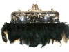 fur evening bag