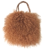 fur handbag