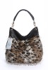 fur trim bag