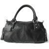 genuine cow leather shoulder handbag:100937