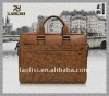 genuine leather bag for laptop with handle