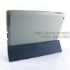 genuine leather cover case for iPad2 with stand