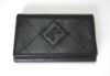 genuine leather name card holder