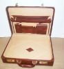 genuine leather suitcase