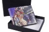 genuine leather wallets with printed pattern QL006