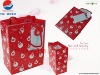 gift paper bags/red