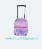 girl's pink trolley school bag