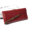 glossy leather wallet with high quality and competitive price purse