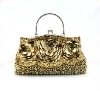 gold clutch frame lady evening bag077