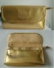 gold cosmetic bag/cosmetic bag/PVC bag