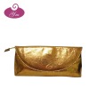 gold fashion cosmetic bag